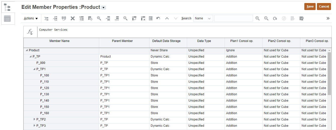 Edit Member Properties tab
